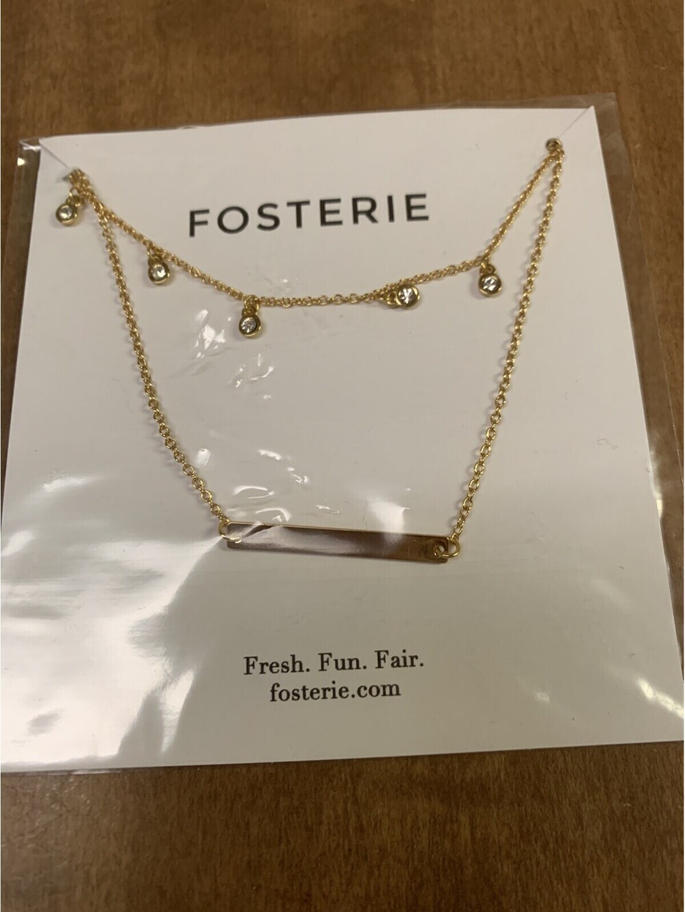 Fosterie Layered Gem Necklace - spring Causebox